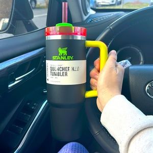 Black and Neon Stanley 35 oz brand new never used!